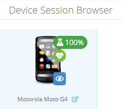 Device Session Browser Device Session Browser