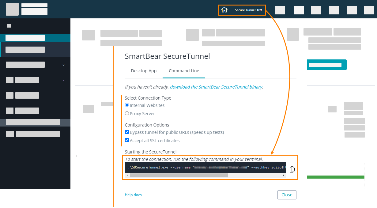 Configure command line Configure command line