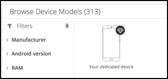 Devices view Devices view