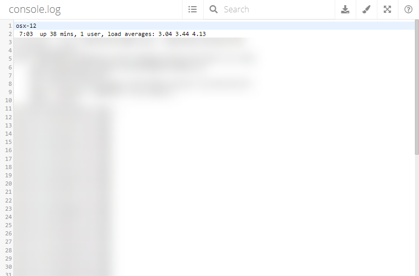 Console Logs Console Logs