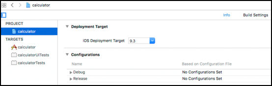 Deployment target version Deployment target version