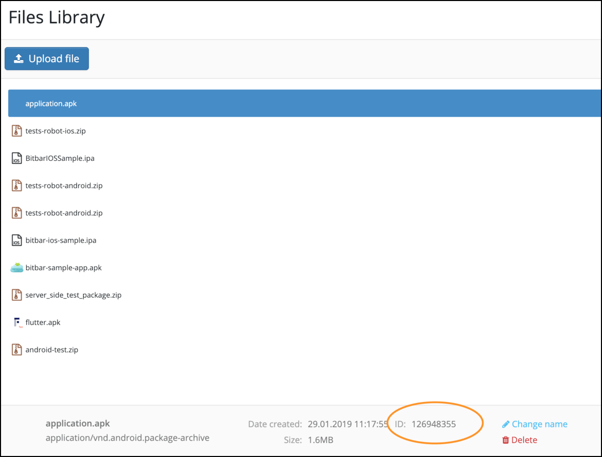 Client side file ID Client side file ID