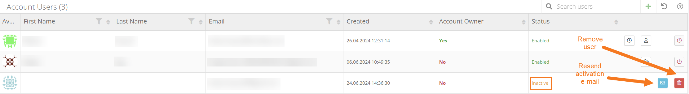 BB_Screenshot_InactiveUsers_01.png A screenshot of BitBar inactive users management with Resend Invitation and Remove user feature highlighted.