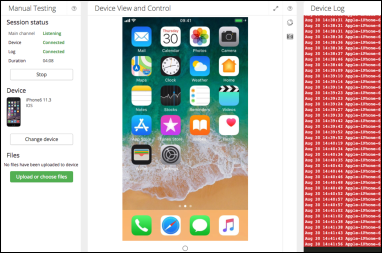 iOS manual testing iOS manual testing