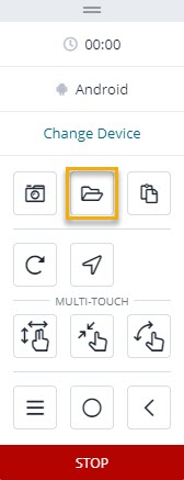 Uploading a file Uploading a file