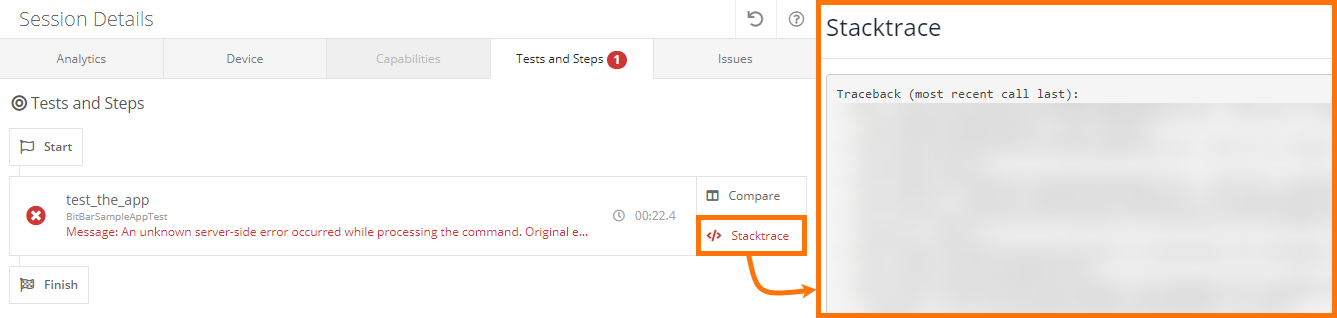 Stacktrace Stacktrace