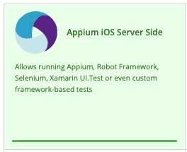 Appium iOS Server Side test run Appium iOS Server Side test run