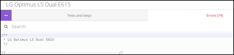 Expanded errors Expanded errors
