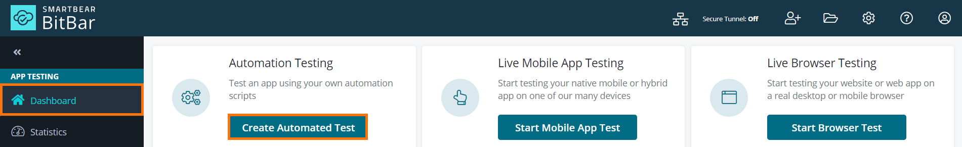 Creating an automated test Creating an automated test