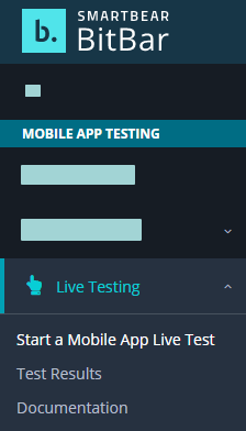 Creating a live test Creating a live test