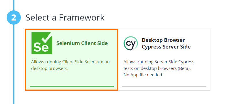 Select Selenium test framework Select Selenium test framework