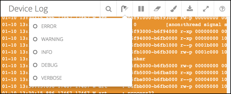 Log filtering Log filtering